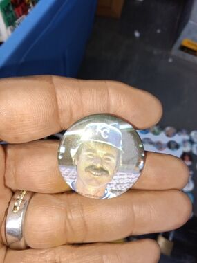 Vintage Dan Quisenberry Kansas City Royals Pinback 1980s New Old Stock